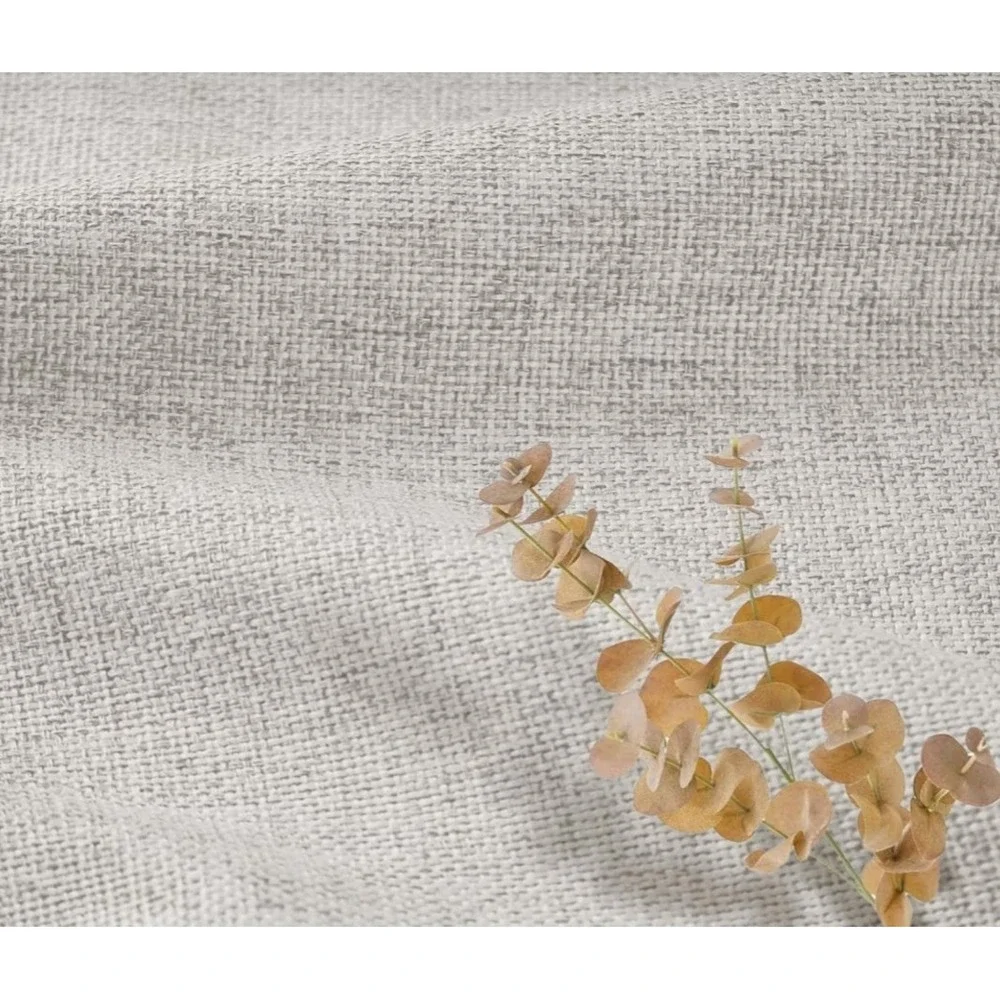 INOVADAY Blackout Curtain Linen Texture Beige Grommet 50x84 NEW